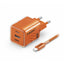 CH-271 65W Super Fast Mobile Wall Charger with Type-C to Type-C Data Cable , High Speed Charging Adapter for Phone and S