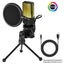 ميكروفون جيمنج Redragon GM212 للبث بإضاءة RGB