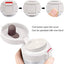 Insulated Travel Coffee Mug 300ml , Double Wall Vacuum Stainless Steel Tumbler with One-Click Leak Proof Lid, Hot & Cold