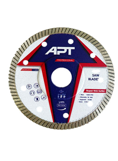 Apt Circular Saw Blade for Wood, 180mm - Size 7