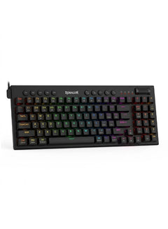 Redragon K653 SION 90% Low Profile Mechanical Gaming Keyboard Red Switches Black