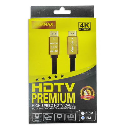 Gigamax HDMI Cable 4K Ultra Premium 2M High Speed Cable