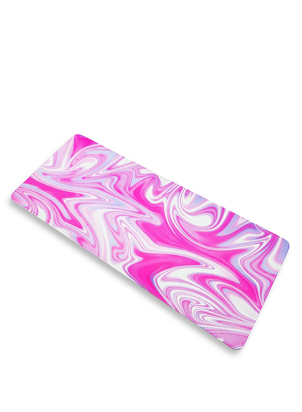 Gaming Mouse Pad, Mighty Waves Design , Pink (70cm x 30cm x 2mm), HD Print Pattern Desk Mat, Extended Mouse Pad and Keyboard Mouse Pads, Waterproof Fabric Surface Mouse Pads for Office, Anti-Slip Rubber Base