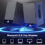 GS813 Wireless Desktop Speakers, 2.0 Channel Bookshelf Speaker with Powerful 20W Output, BT 5.0/3.5mm AUX Connection, En