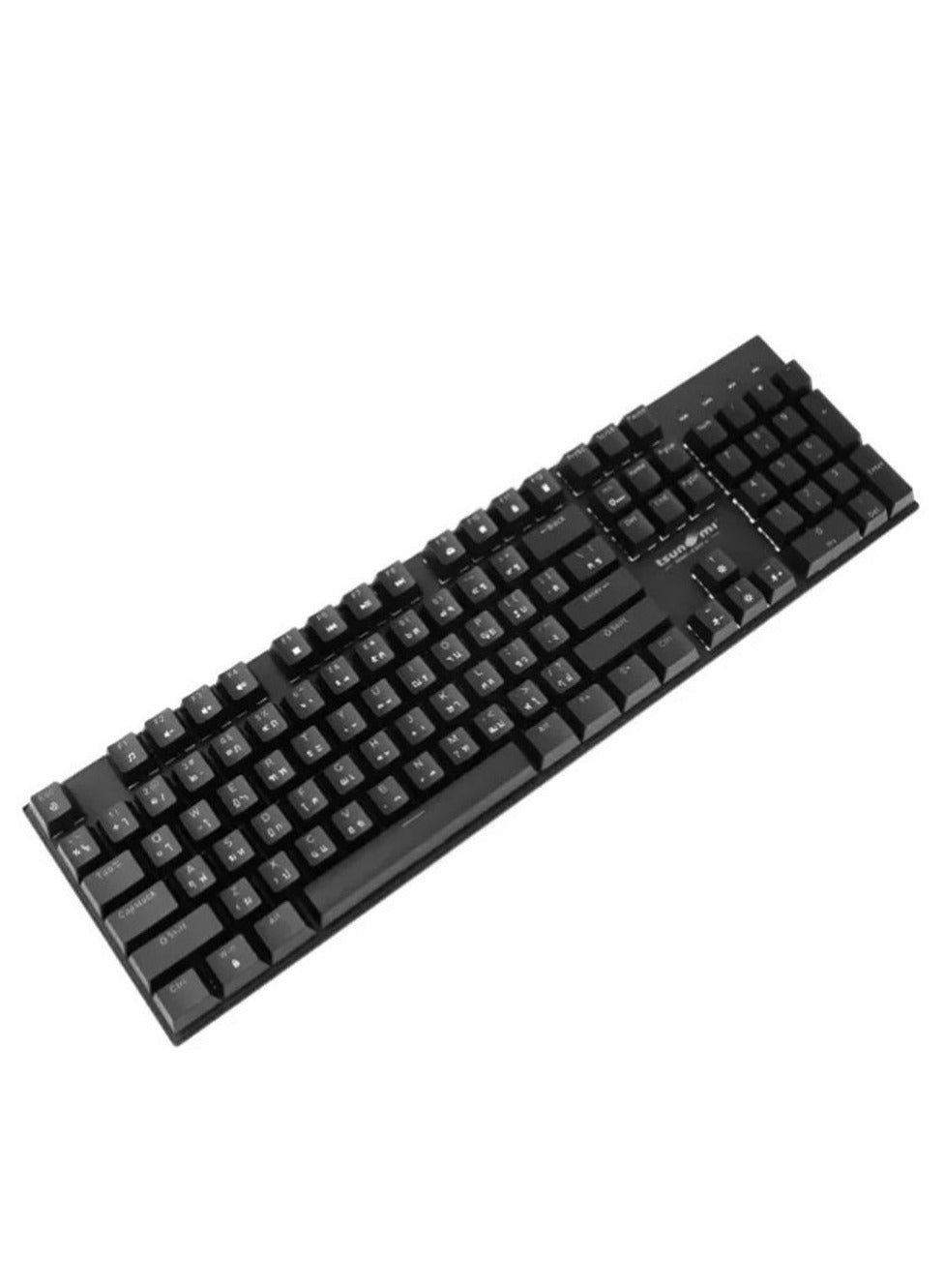 Professional Wired gaming keyboard for computer and lap top (RGB), 104 keys with USB cable and Type C port mechanical blue switch use in home and office