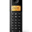 Cordless Phone D1601B - Non Slip Grip  (Black Color)