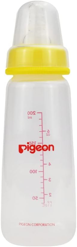 pigeon Plastic Feeding Bottle, 200ml - Assorted