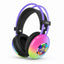 AH-980G RGB Bluetooth Gaming Headphones with 40mm Dynamic Drivers, Wireless Over-Ear Headset, Pure Bass Sound, Noise Red