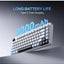MT501 81-Key RGB Gaming Keyboard – 3-Mode USB-C, 2.4GHz & Bluetooth, 75% Compact Layout, English- Key Layout, Silent Mem