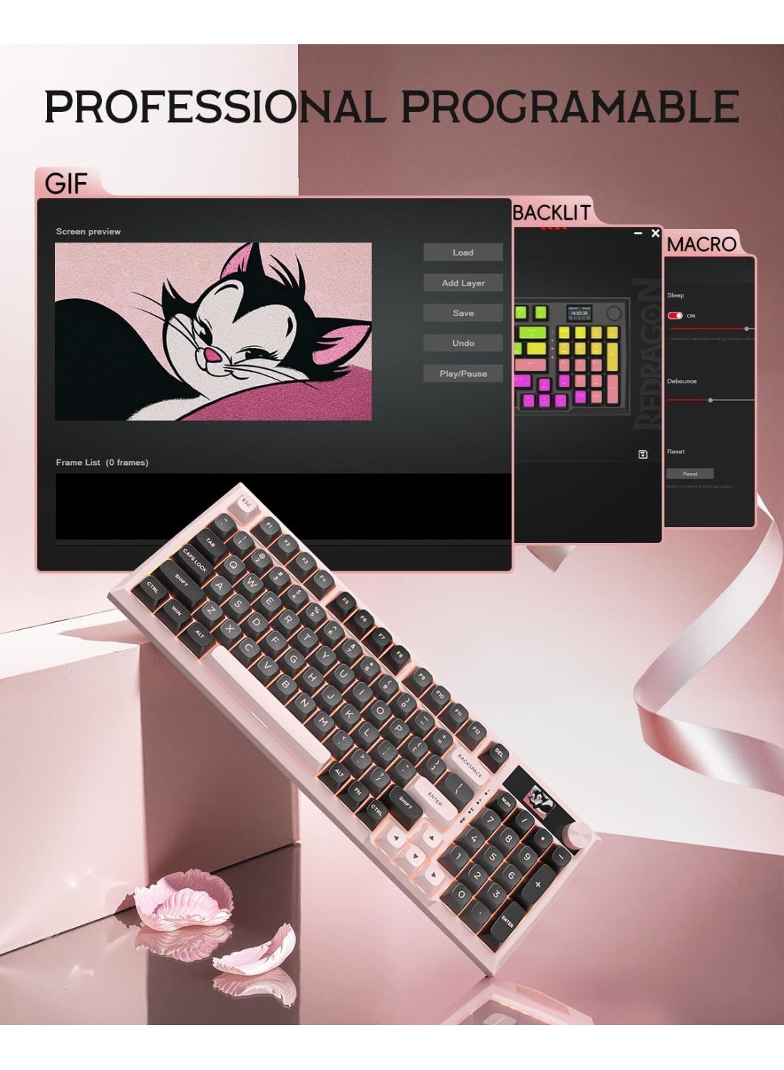 منفذ التوصيل في كيبورد Redragon K725GBP