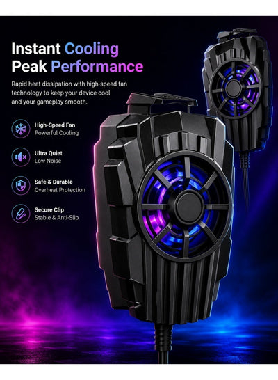 Mobile Phone Cooler G6 Wired – 5V USB-powered phone cooler with advanced freezing technology, quiet fan, and 360° airflo