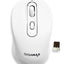 Gigamax Wireless Desk Mouse, G-1500, 1600 DPI Wired/Wireless Functional Mouse with 3 Modes Connectivity, Bluetooth and 2.4G Wireless, 4 Macro Buttons, Long Lasting Rechargeable Battery Capacity and for PC/Mac/Laptop Used in... Home and office, white