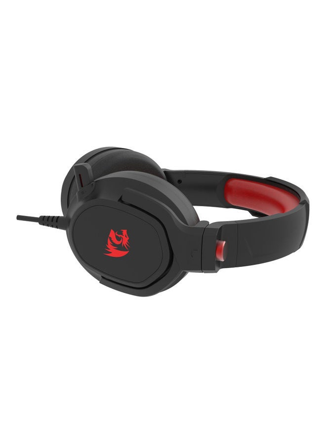 H399 NIREUS RGB USB Gaming Headset - 7.1 Surround Sound - Rotatable Ear Cups - In Line Controls - Retractable Microphone