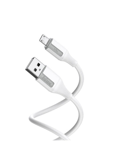 CB-22 Micro USB Real Silicone Fast Charging & Data Cable, 3.1A High Speed Charging, Soft Touch & Anti Freeze Design, 1 M