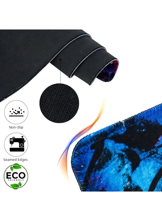 Large Gaming Mouse Pad, XL Desk Mat with Seamed Edges, Waterproof, Non-Slip Rubber Base, 70 cm x 30 cm x 2 mm Keyboard P