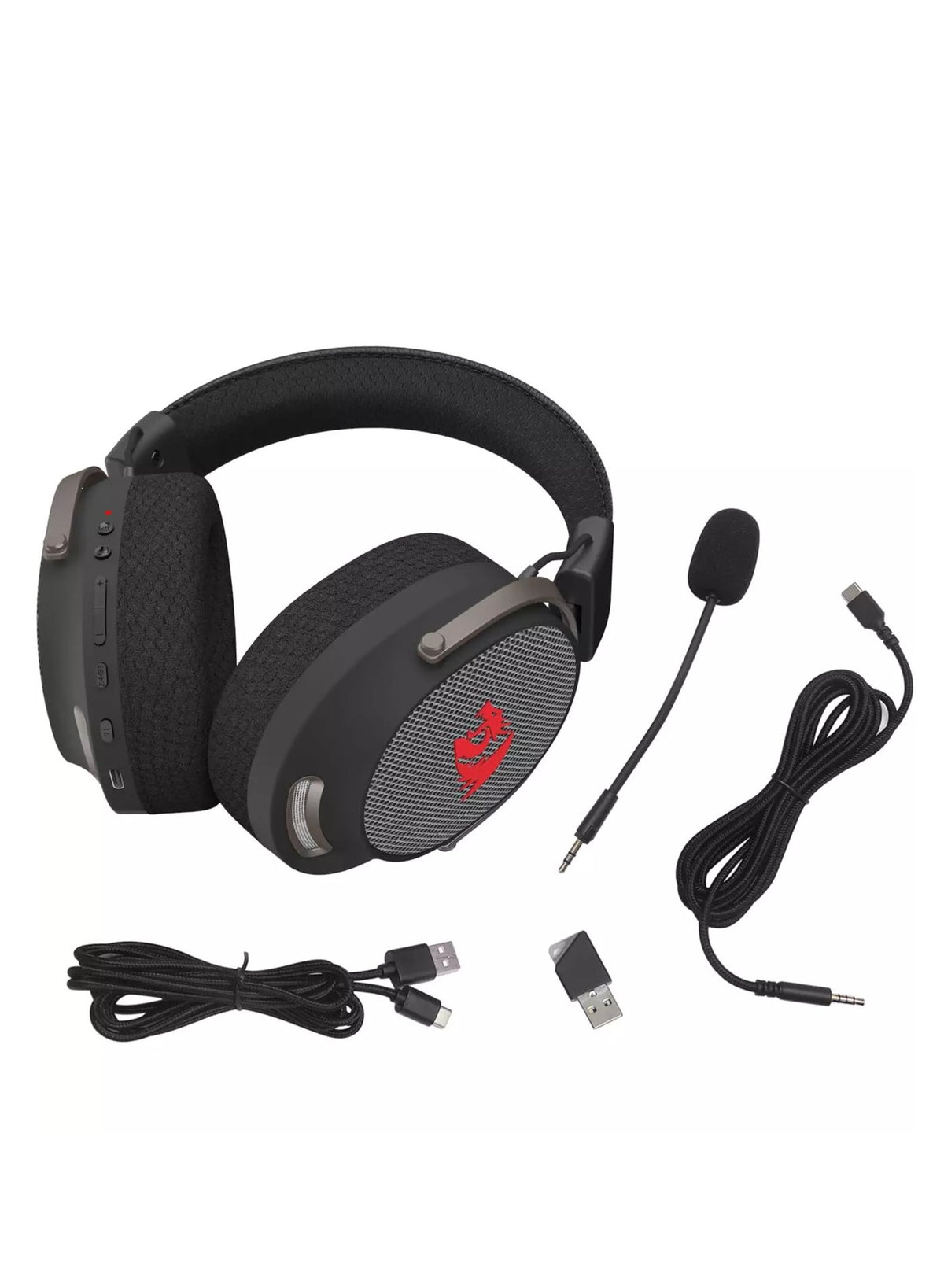 Wireless Gaming Headset H858 with 3-Mode , 7.1 Surround Sound, 53 mm Drivers for phone and PC