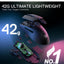 K1NG M724 Wired Gaming Mouse, 42G Ultra-Light 12,400 Max DPI Optical Gaming Mouse with 5 Programmable Buttons, Ergonomic