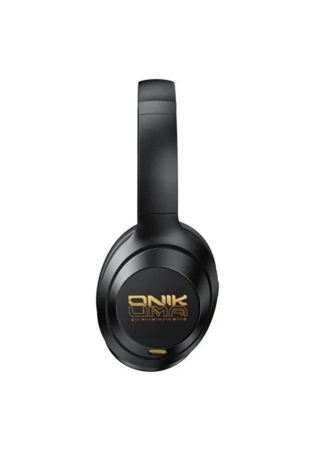 GT811 Wireless Bluetooth Headset – 40mm Drivers, Bluetooth 5.4, ANC+ENC Noise Reduction, 55H Playtime, 15m Range, 60ms L