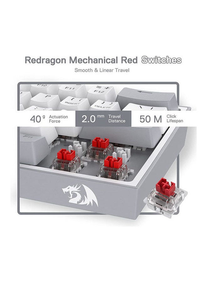 عرض جانبي لكيبورد الجيمنج Redragon K617