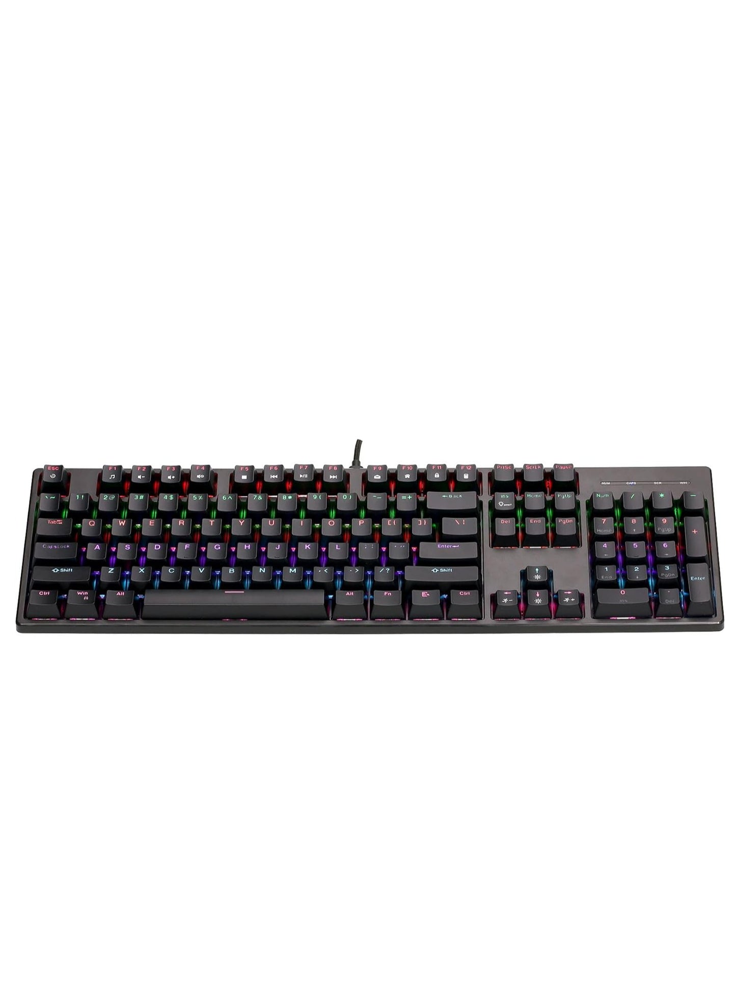 XTRIKE ME GK-918 Rainbow Backlight Blue Switch Mechanical Gaming Keyboard