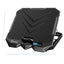 Standard Laptop Cooler Support ICE-04Plus With blue Led of fans - Screen LCD , 2USB ports & 7 Levels ( 385*280*28mm )