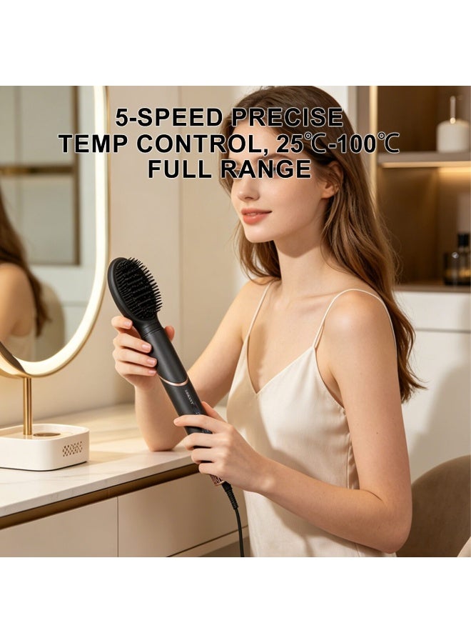 SK-15052 6-in-1 Digital Hair Dryer & Styler – 1600W, Up to 110,000 RPM, 6 Interchangeable Attachments, 2 Curling Irons &