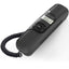 Alcatel Black Ultra Compact Corded Landline Phone T-16 With Numeric Display Along With Caller ID Wall Mounted