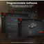 ماوس جيمنج Redragon M816-PRO Wireless خفيف 61g بدقة 26000 DPI أسود