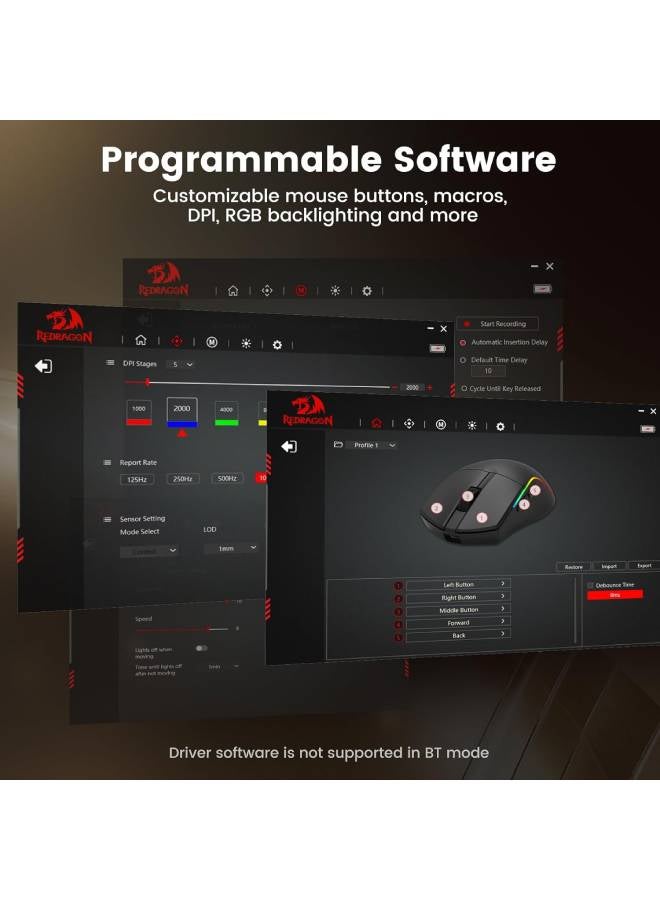 منفذ توصيل ماوس Redragon M816-PRO