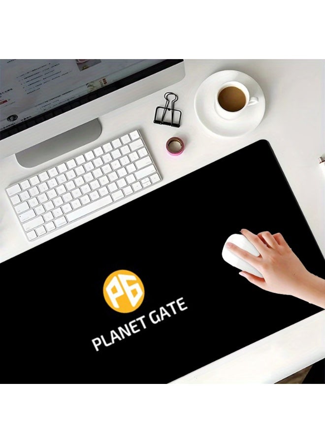 Planet Gate  Extended Gaming Mouse Pad with Stitched Edges 70×30cm XL Desk Mat for Gaming, Office, Keyboard, Mouse, Lapt