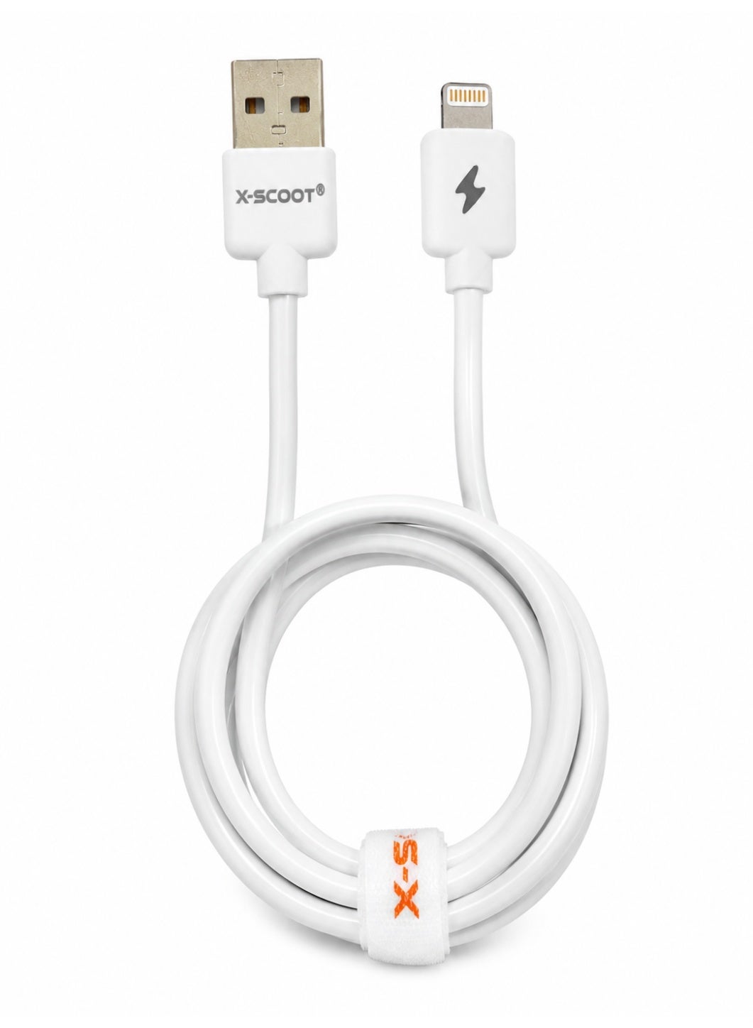 5A USB to Lightning Cable, 1m, supports fast charging and data transfer. Premium copper core, durable tangle-resistant d