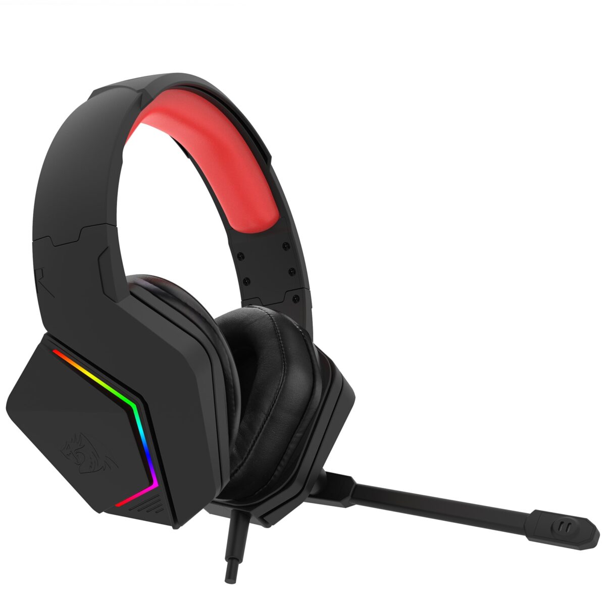 Redragon H390 PARIS RGB Gaming Headset, 7.1 Surround Sound (Black)