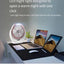 Portable Mini Desktop Fan Usb Rechargeable led lights Camping Handheld desktop low noise cooling