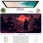 Moonlight Japanese Samurai Anime Mouse PadExtended Gaming Mouse Pad with Stitched Edges 70×30cm XL Desk Mat for Gaming, 