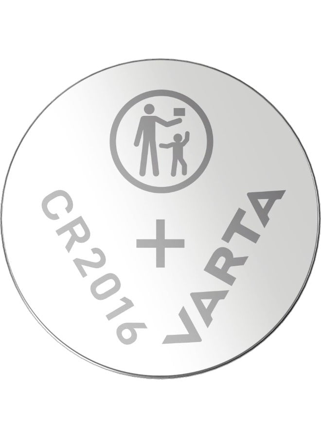 CR2016 Lithium Coin Cell Battery 3V, Button Cell Battery, Long-Lasting Lithium Battery for Watches, Calculators, Car Key