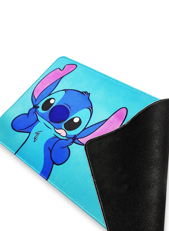 Large Mouse Pad, Stitch Style (60cm x 30cm x 2mm), HD Print Pattern Desk Mat, Extended Mouse Pad and Keyboard Mouse Pads, Waterproof Fabric Surface Mouse Pads for Office, Non-Slip Rubber Base