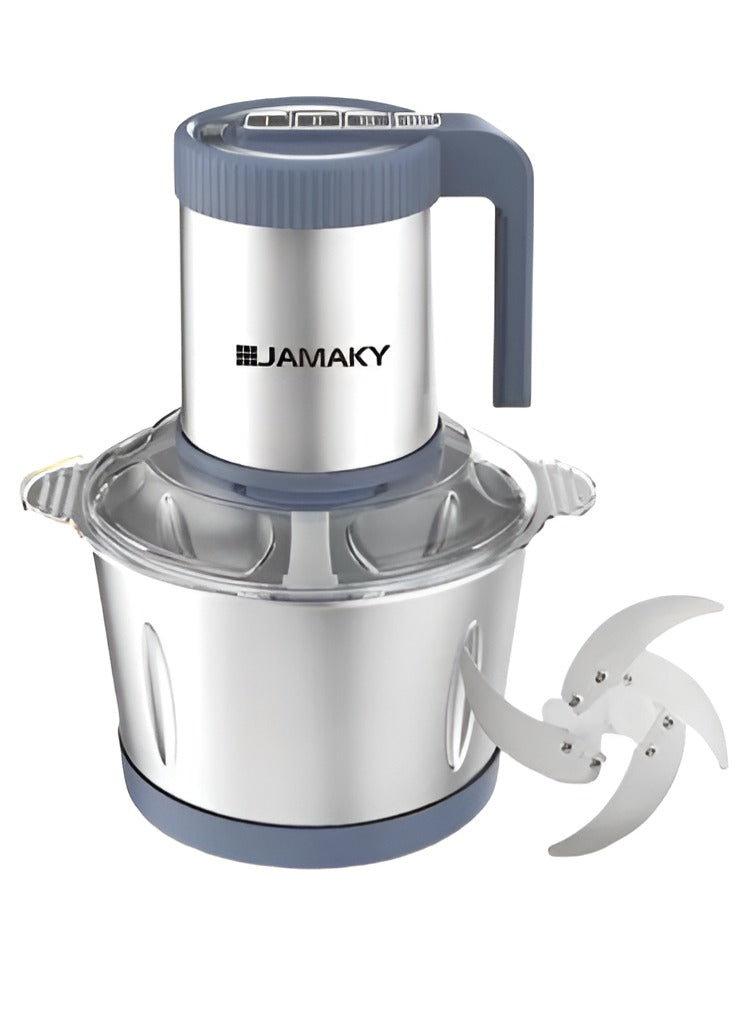 JAMAKY Italy Food chopper, for chopping food and meat, with Italian technology, power 800 watts, model JMK8009, capacity 3.5 liters