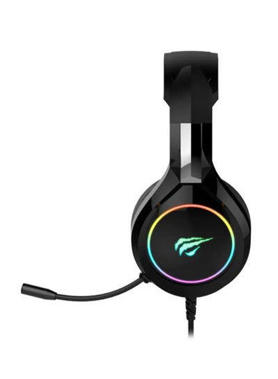 havit Gaming Headphone (RGB) , Model H2232D , 50MM Dynamic unit, Surround Sound Wired (3.5mm audio +1.7 USB) , Headphone With Noise Cancelling Microphone & In-Line Volume Control for pc and lap top , home , office and perssonal use