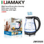 JAMAKY Italy Electric Kettle 1.8L - High borosilicate glass housing 1600W , JMK9508