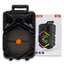 portable speakers With fixed carry handle , RGB lighting effects , mic input , Model JL-860 , USB input , TF card input