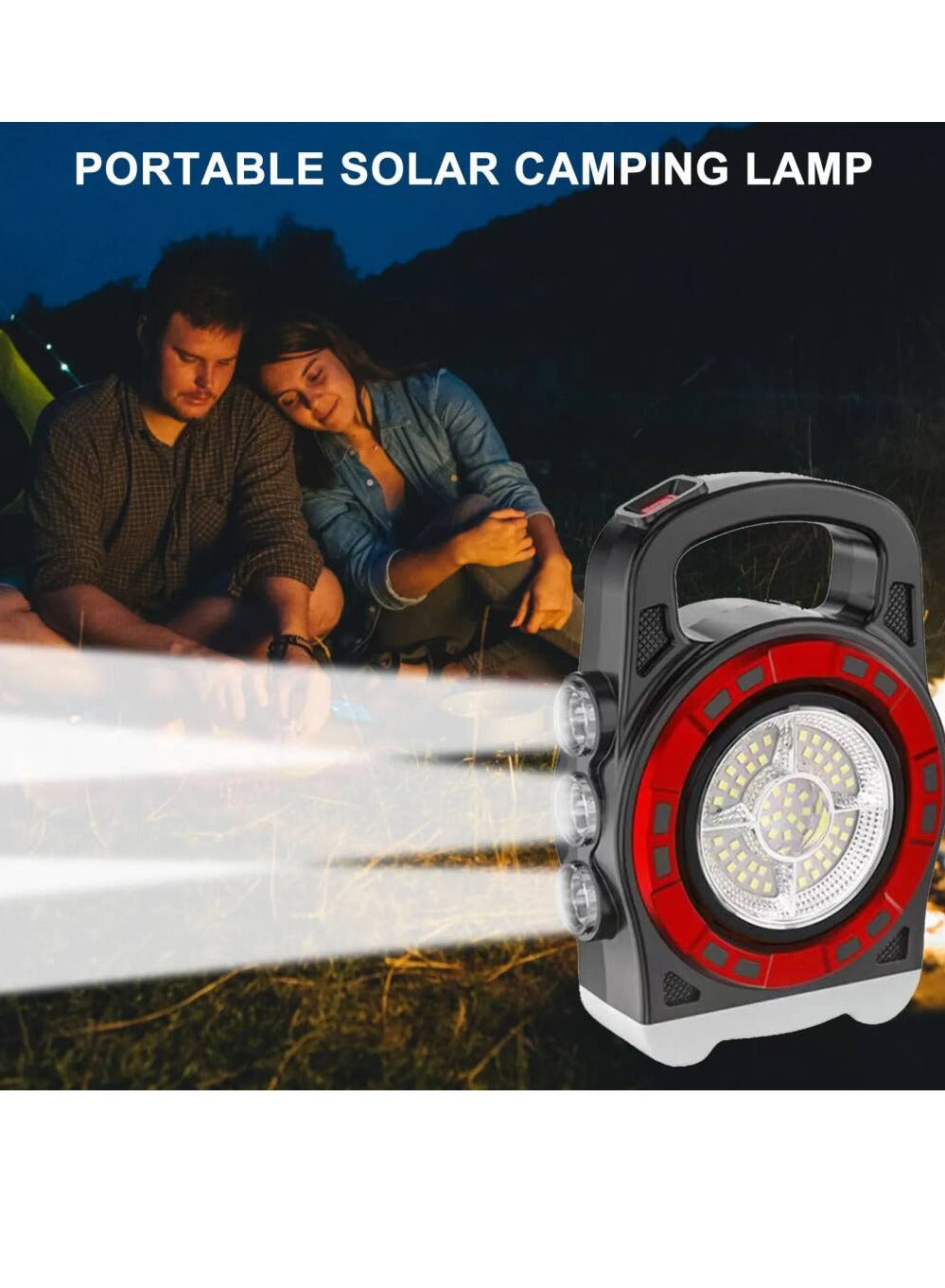 Emergency Light Hurry Bolt Solar Powered Lantern -HB 6678