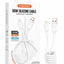CL-162 60W USB to Lightning Silicone Fast Charging & Data Cable, 1M Soft Flexible Cord, High-Speed Sync, Fireproof Durab