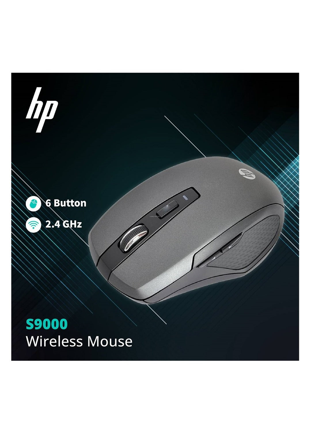 S9000 Wireless mouse with Micro Receiver and 6 buttons