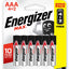 Energizer Max Promo Pack Battery, Size AAA, Pack of 4Plus2 Blister Card - 4+2