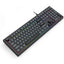 كيبورد جيمنج Redragon K518GB Crux بحجم كامل 108 مفتاح أسود