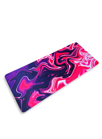 Gaming Mouse Pad, Mighty Waves Design (70cm x 30cm x 2mm), HD Print Pattern Desk Mat, Extended Mouse Pad and Keyboard Mouse Pads, Waterproof Fabric Surface Mouse Pads for Office, Anti-Slip Rubber Base