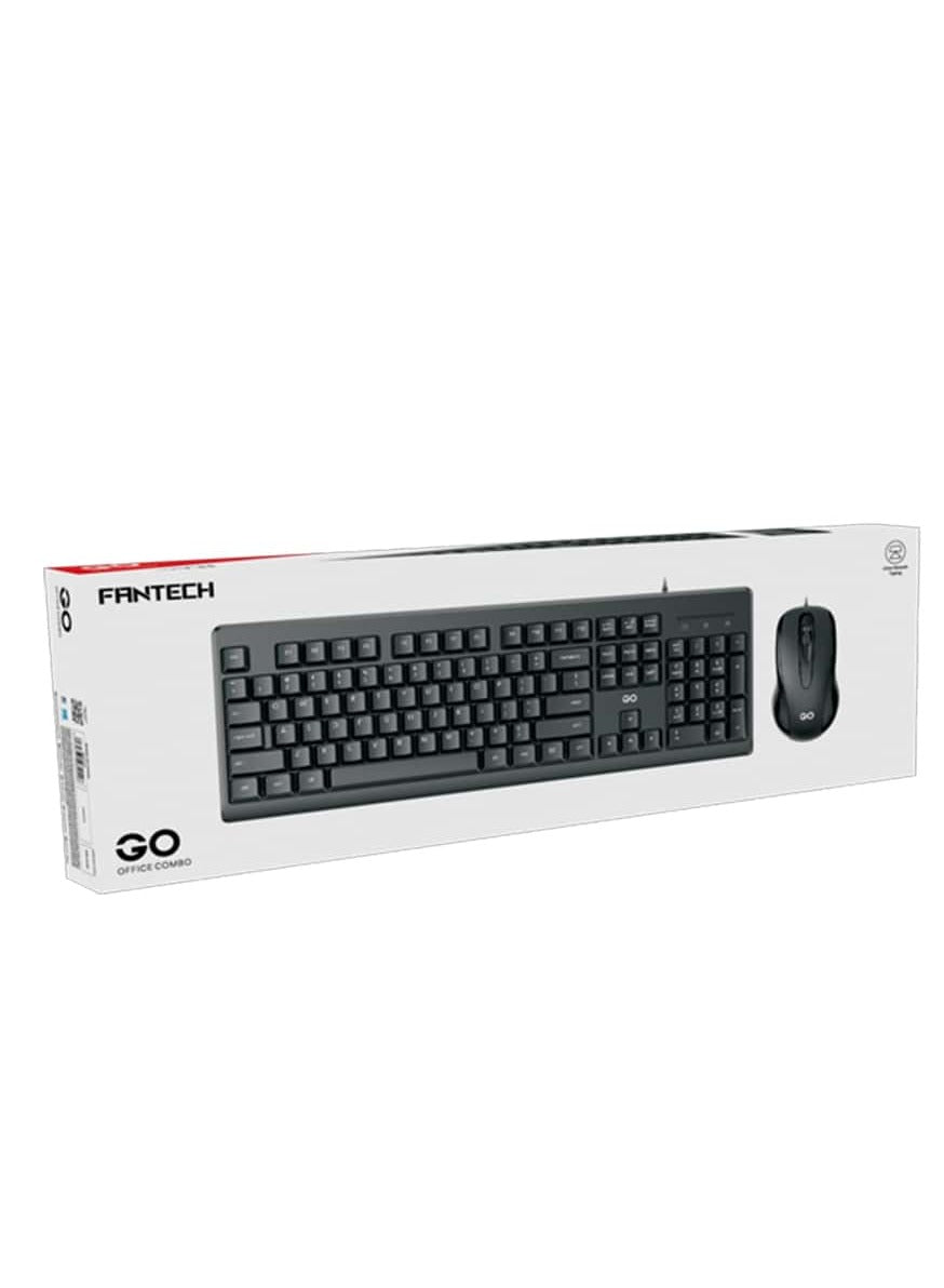 FANTECH KM103 USB Wired Keyboard And Mouse Compo Black