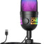 M930 Professional USB Condenser Microphone with Noise Reduction, RGB Gaming, Streaming, Podcast & Recording Microphone f