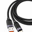 كابل شحن I-conx i92c قوة 100W طول 1m منفذ USB-C أسود