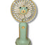 Rechargeable Mini Portable Fan , With Office Bedroom Mobile Phone Holder - HK59 Green